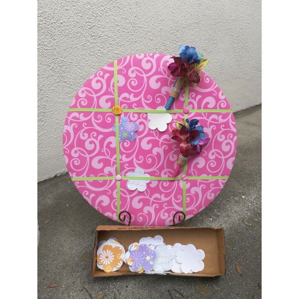 Message board birthday wedding pink